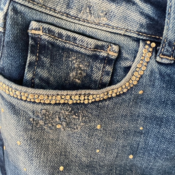 Desigual Studded Straight Leg Jeans - Picture 6 of 10